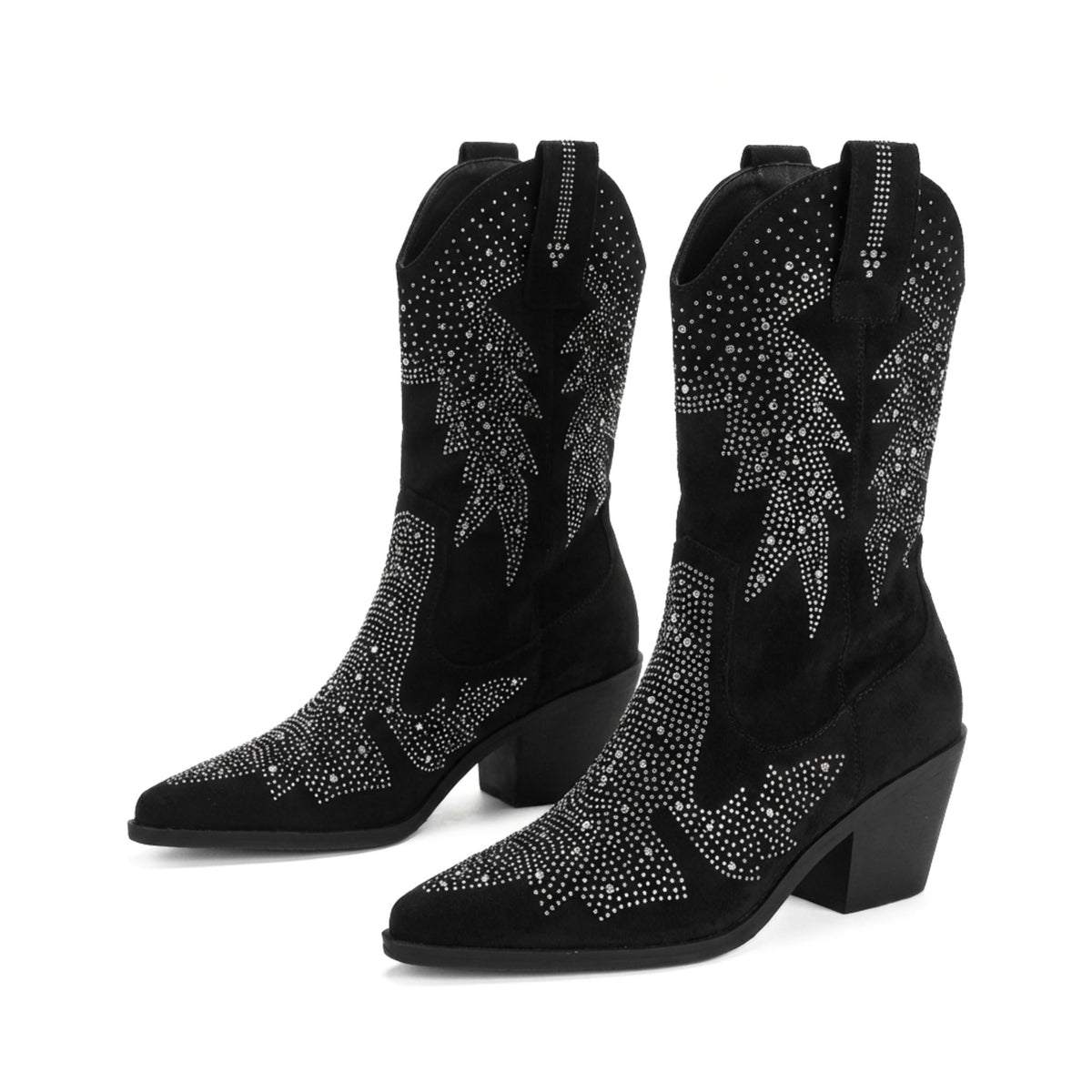 Bottes Western Femme Détails Éblouissants