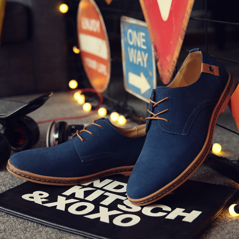 Chaussures pour Hommes Mocassin en Daim Élégant et Confortable