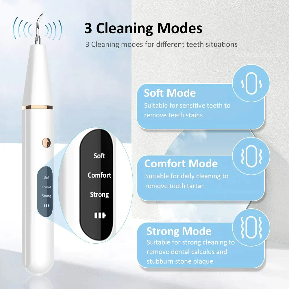 Nettoyeur Dentaire Électrique Ultrason Plastique Compact Pour Un Sourire Éclatant-4