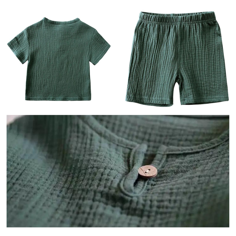 Ensemble t-shirt et short respirant pour enfants