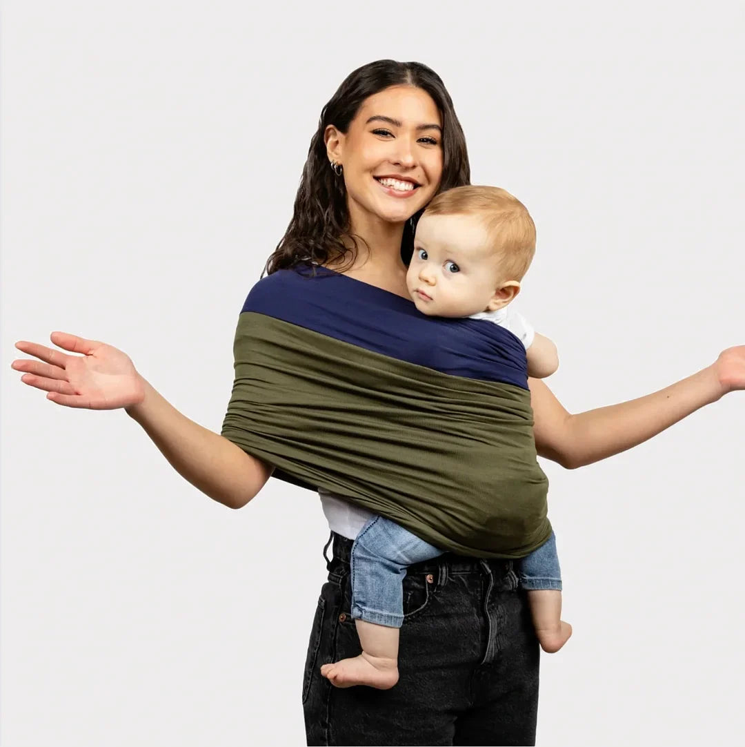 Variant image for Porte-bébé Réversible Beige Coton Bio Confortable-3