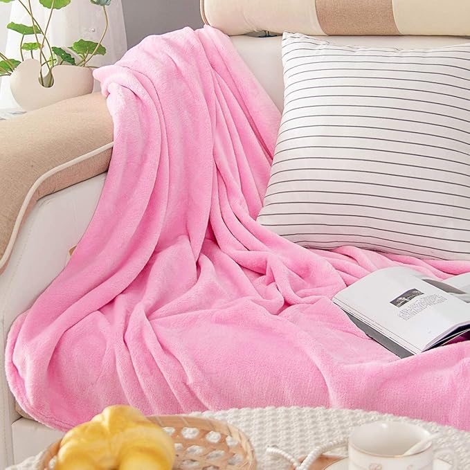 Couverture de flanelle en polaire corail