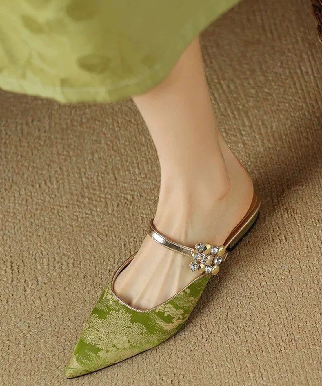 Ballerines Femme Style Vintage Bout Pointu 4