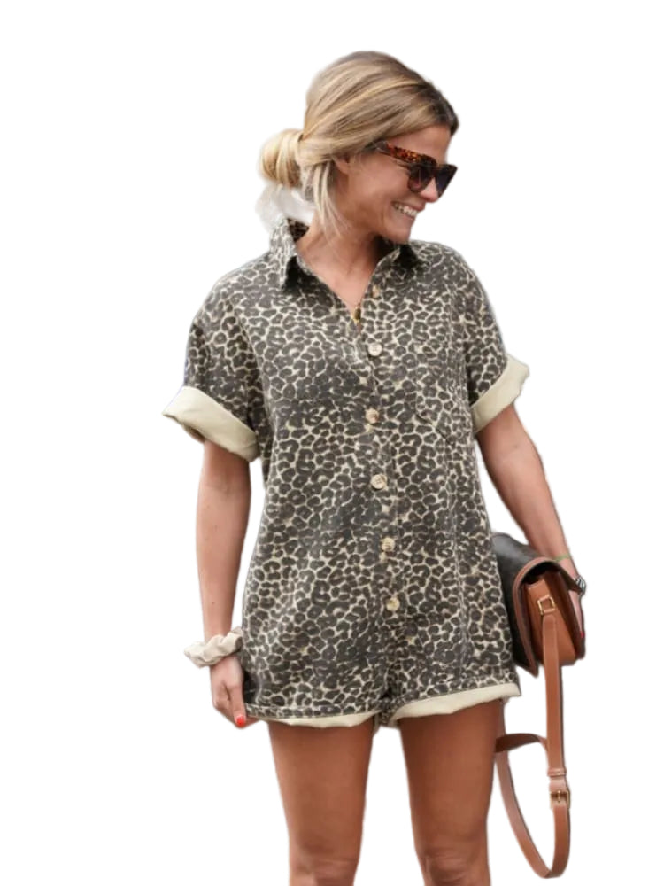 Barboteuse Femme Imprimée Chic 0