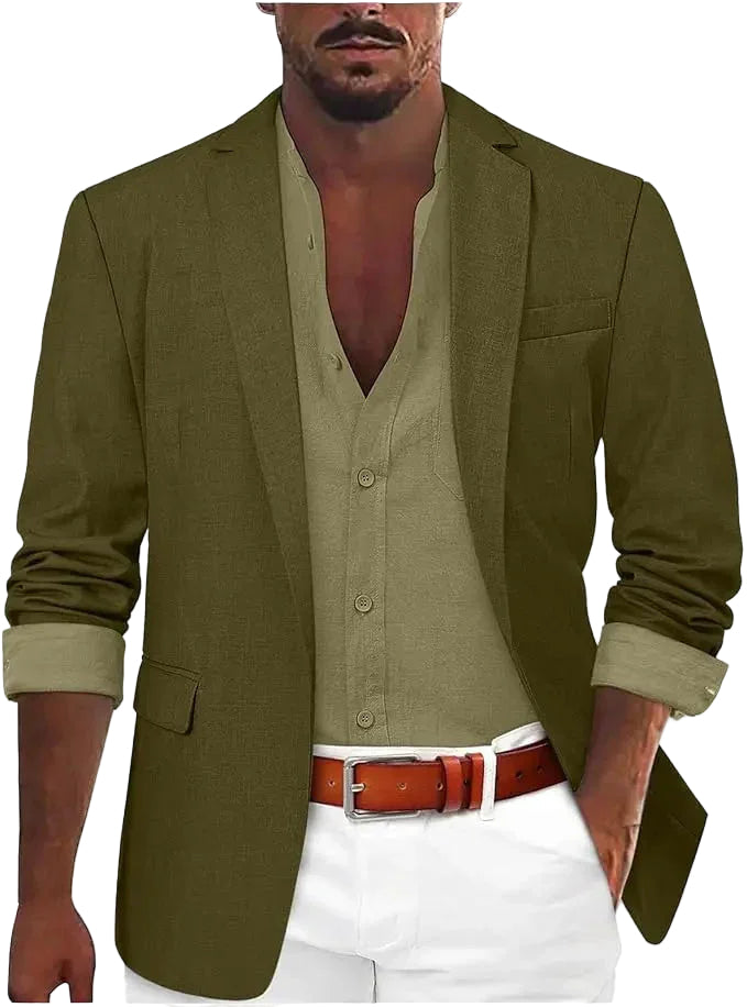 Blazer Ajusté pour Hommes Chic 5