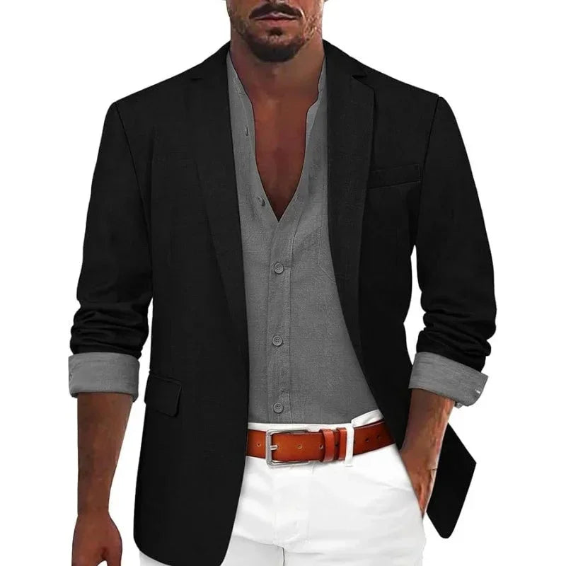 Blazer Ajusté pour Hommes Chic 7