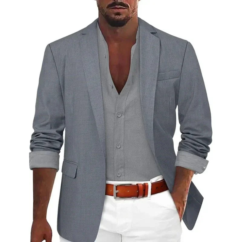 Blazer Ajusté pour Hommes Chic 8