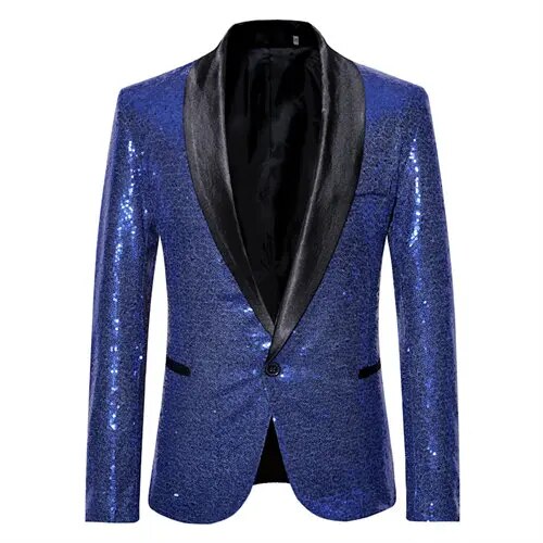 Blazer Homme à Paillettes Brillantes 3