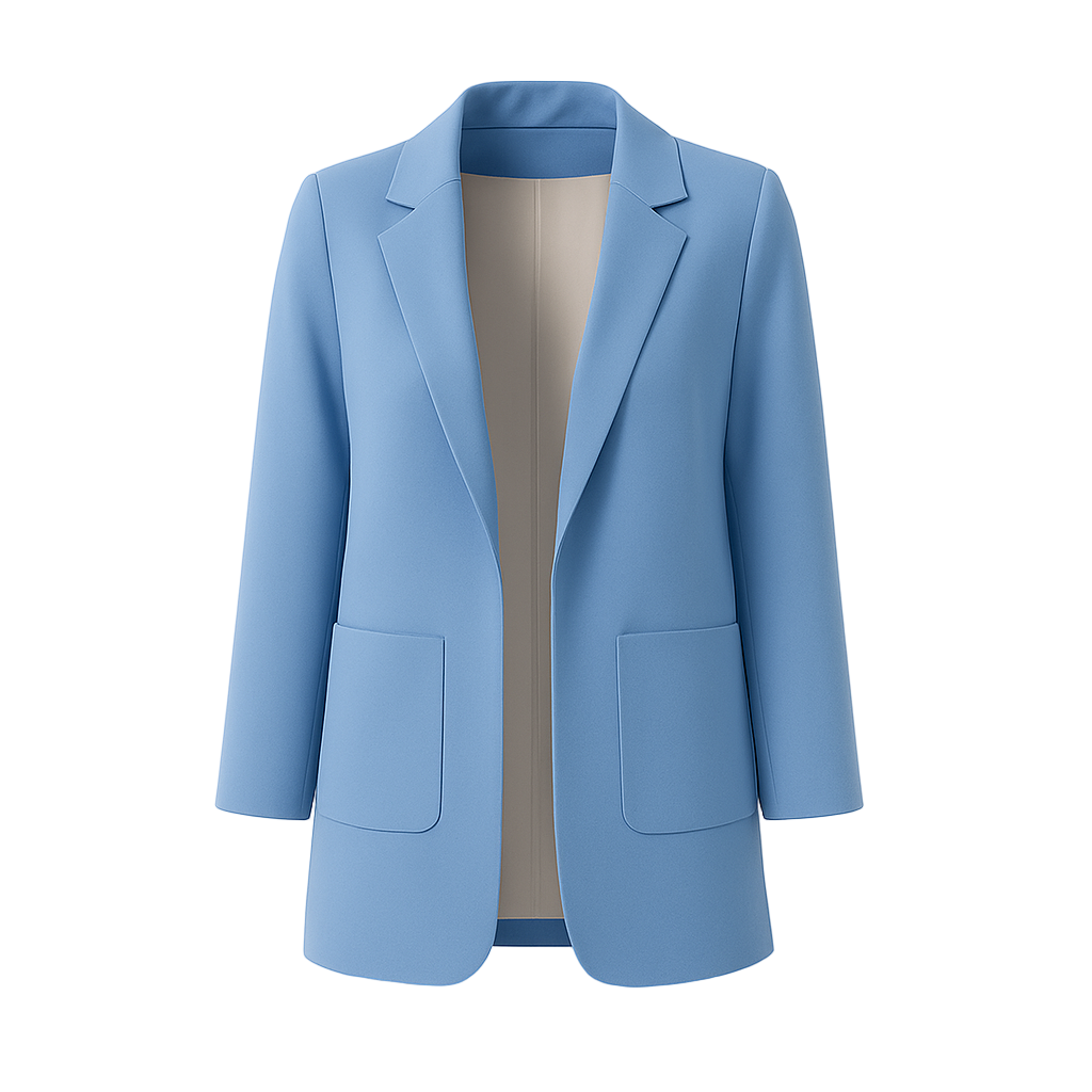 Blazer Long Femme Automnal Chic 0