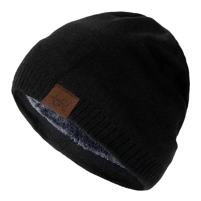 Bonnet Unisexe Classique avec Doublure en Polaire pour Hiver 0