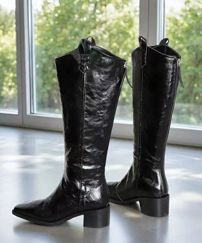 Bottes Femme Bout Pointu Semelles Épaisses 3