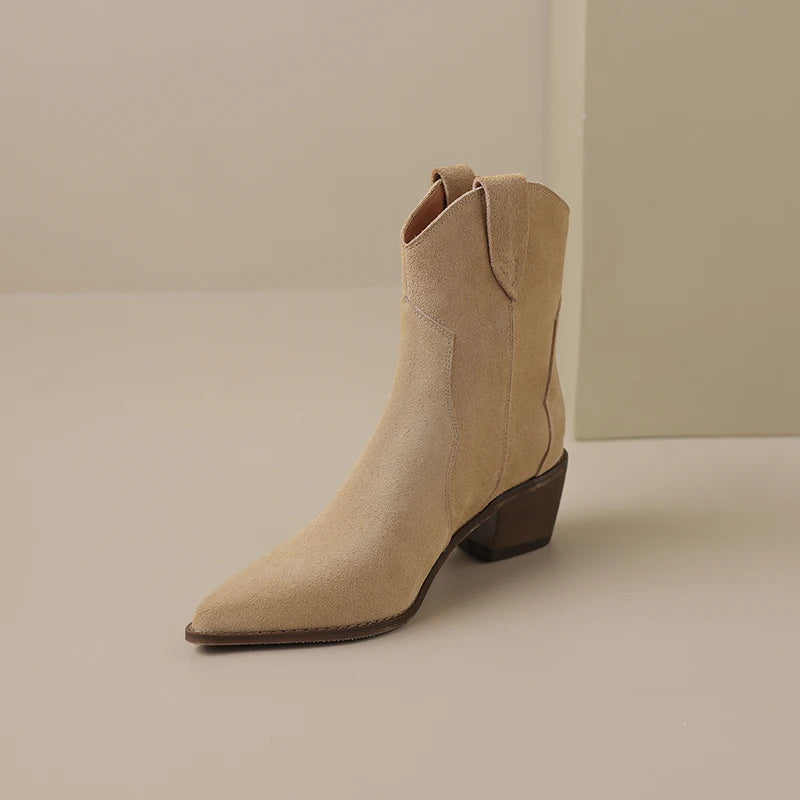 Bottes Femme Chelsea Style Western 7