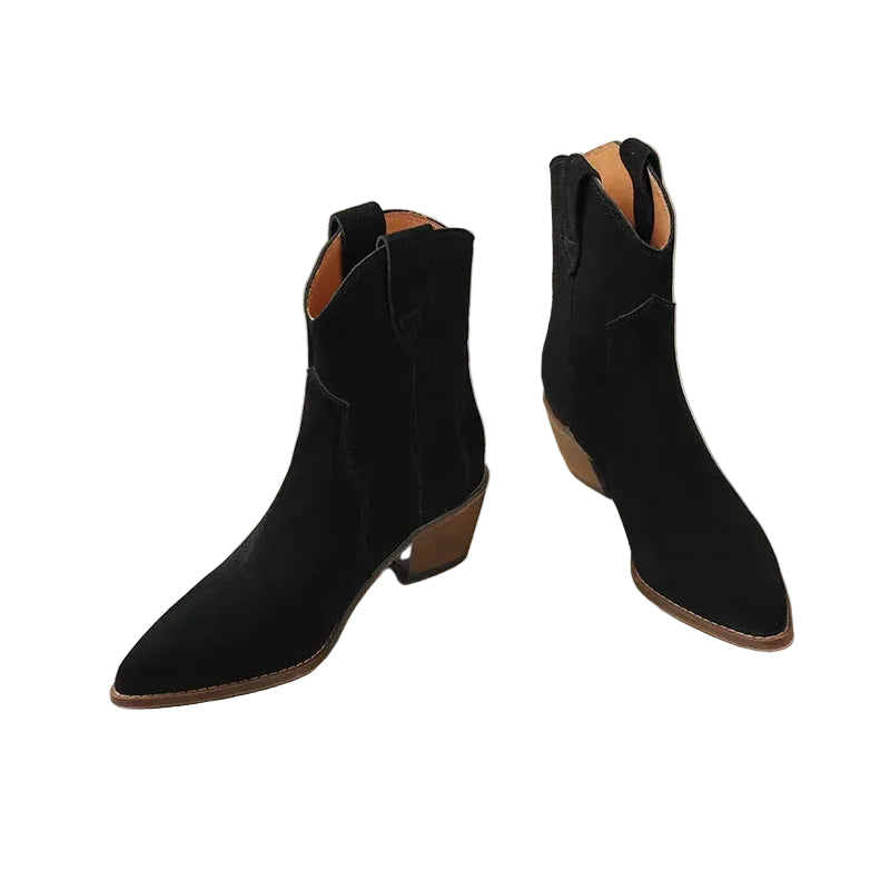 Bottes Femme Chelsea Style Western 9