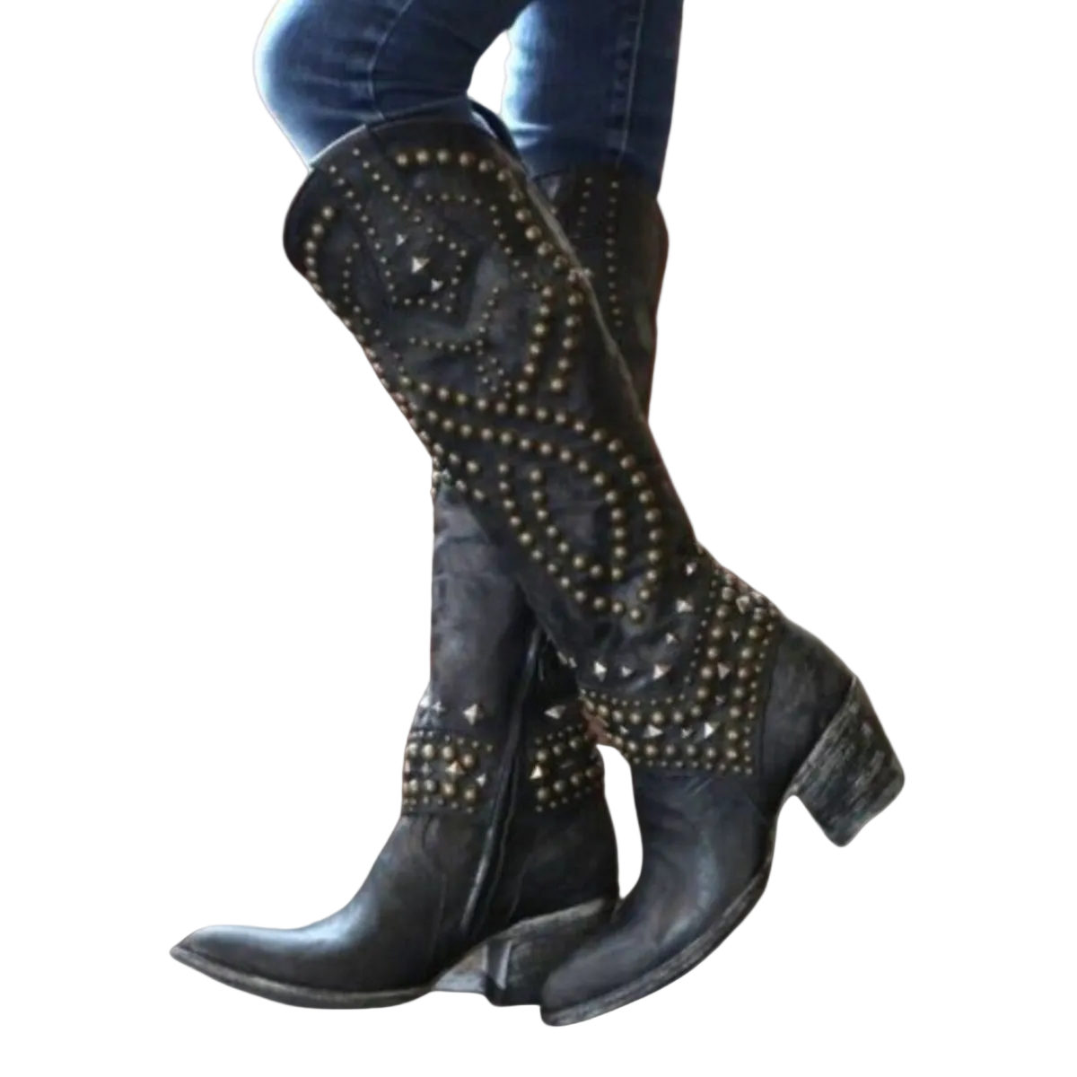Bottes Femme Hautes Chic Design Élégant 0