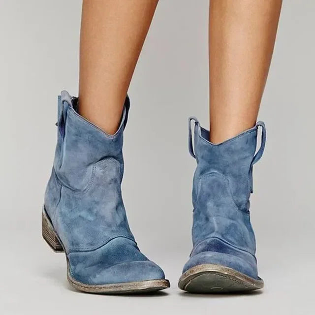 Bottes Femme Style Occidental Confortables 2