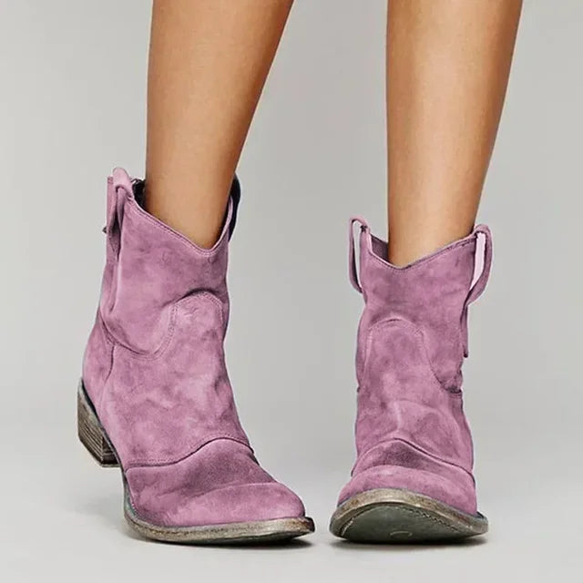 Bottes Femme Style Occidental Confortables 4
