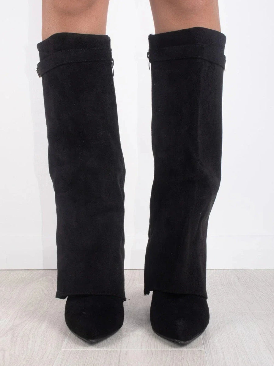 Bottes Femmes Hautes avec Détails Dorés 2