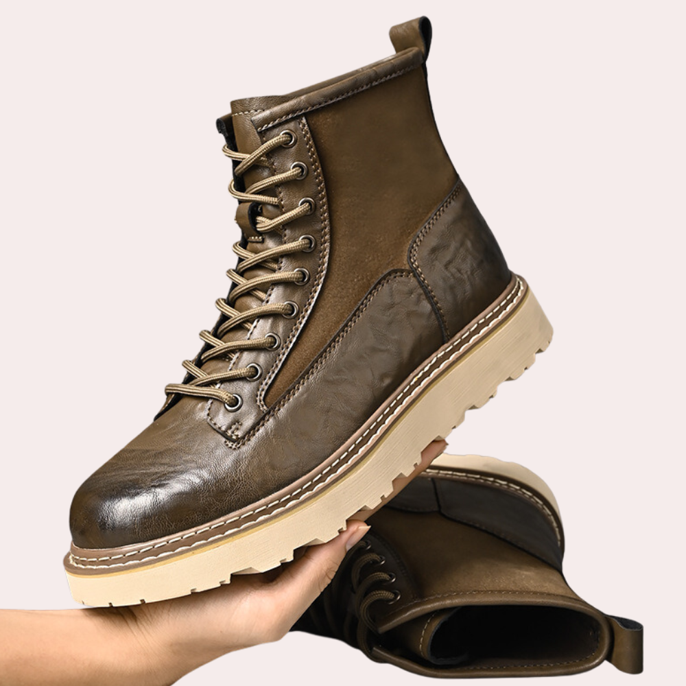 Bottes Hautes Modernes pour Hommes Style Outdoor 0
