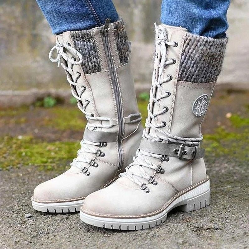 Bottes Hiver Femme Élégantes Imperméables Hautes 1