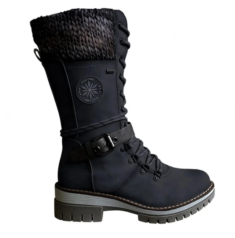 Bottes Hiver Femme Élégantes Imperméables Hautes 7