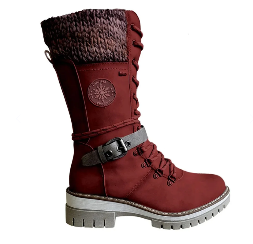Bottes Hiver Femme Élégantes Imperméables Hautes 9