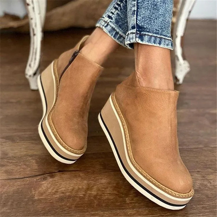 Bottes Hiver Femme Imperméables Avec Fermeture Éclair Latérale 0