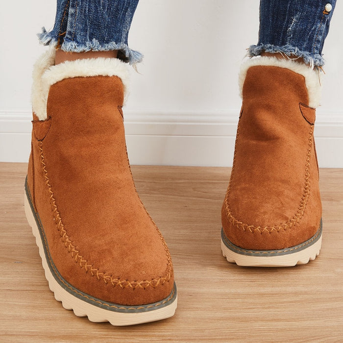 Bottes Hiver Femme Isolées Imperméables pour Activités Extérieures 4
