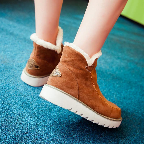Bottes Hiver Femme Isolées Imperméables pour Activités Extérieures 5