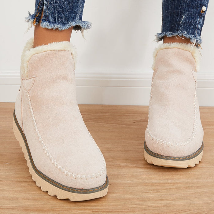 Bottes Hiver Femme Isolées Imperméables pour Activités Extérieures 7