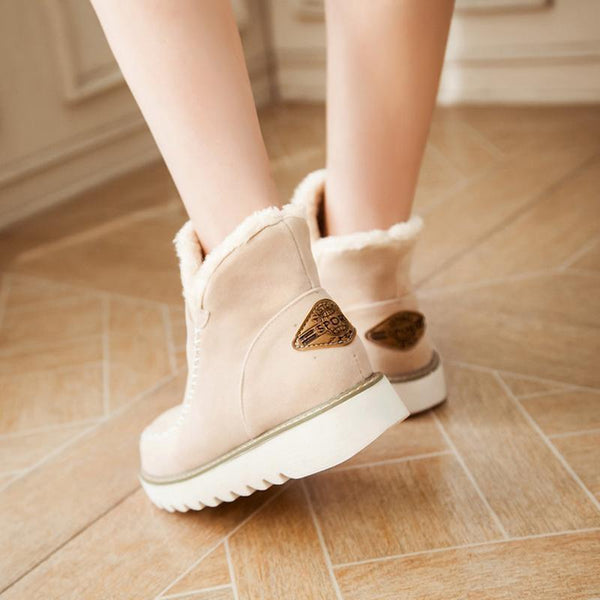Bottes Hiver Femme Isolées Imperméables pour Activités Extérieures 8
