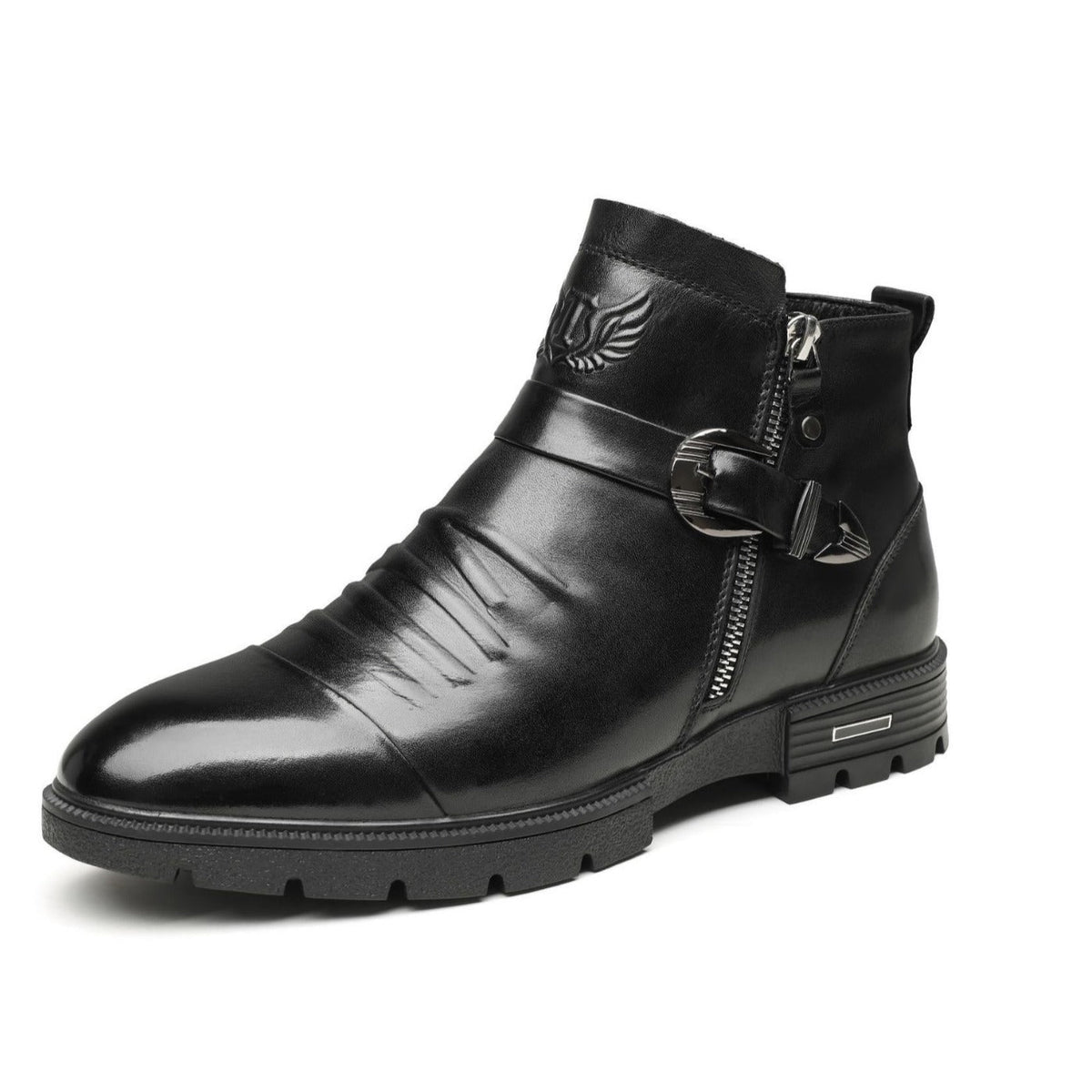 Bottes Mi-Hauteur pour Hommes à Enfiler 2