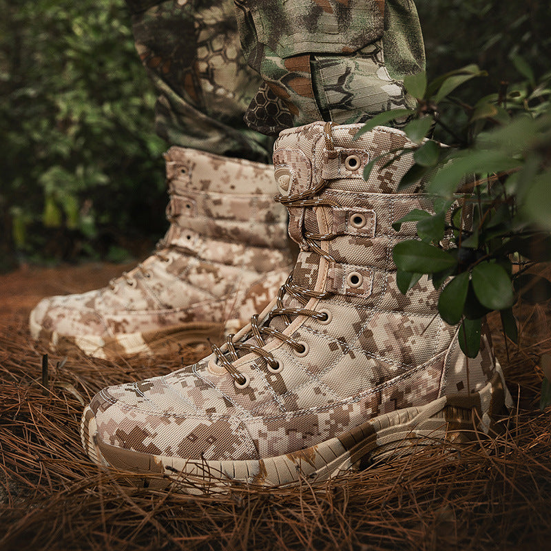 Bottes Militaires Femme Style Camouflage 0