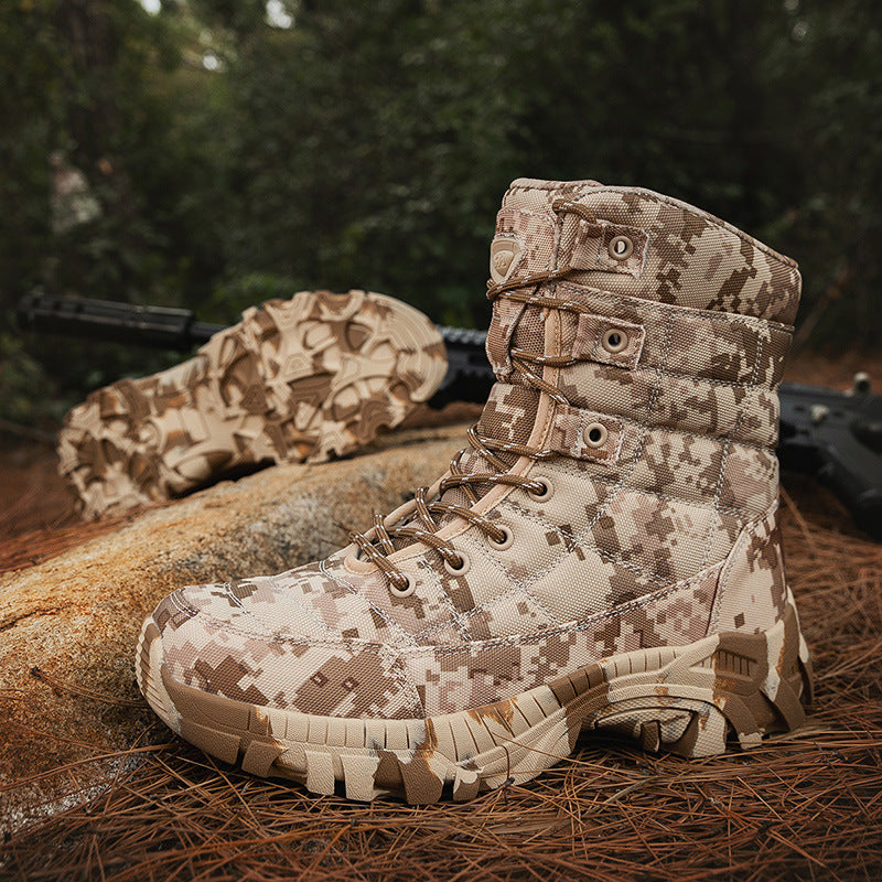 Bottes Militaires Femme Style Camouflage 1