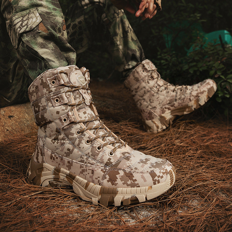 Bottes Militaires Femme Style Camouflage 3