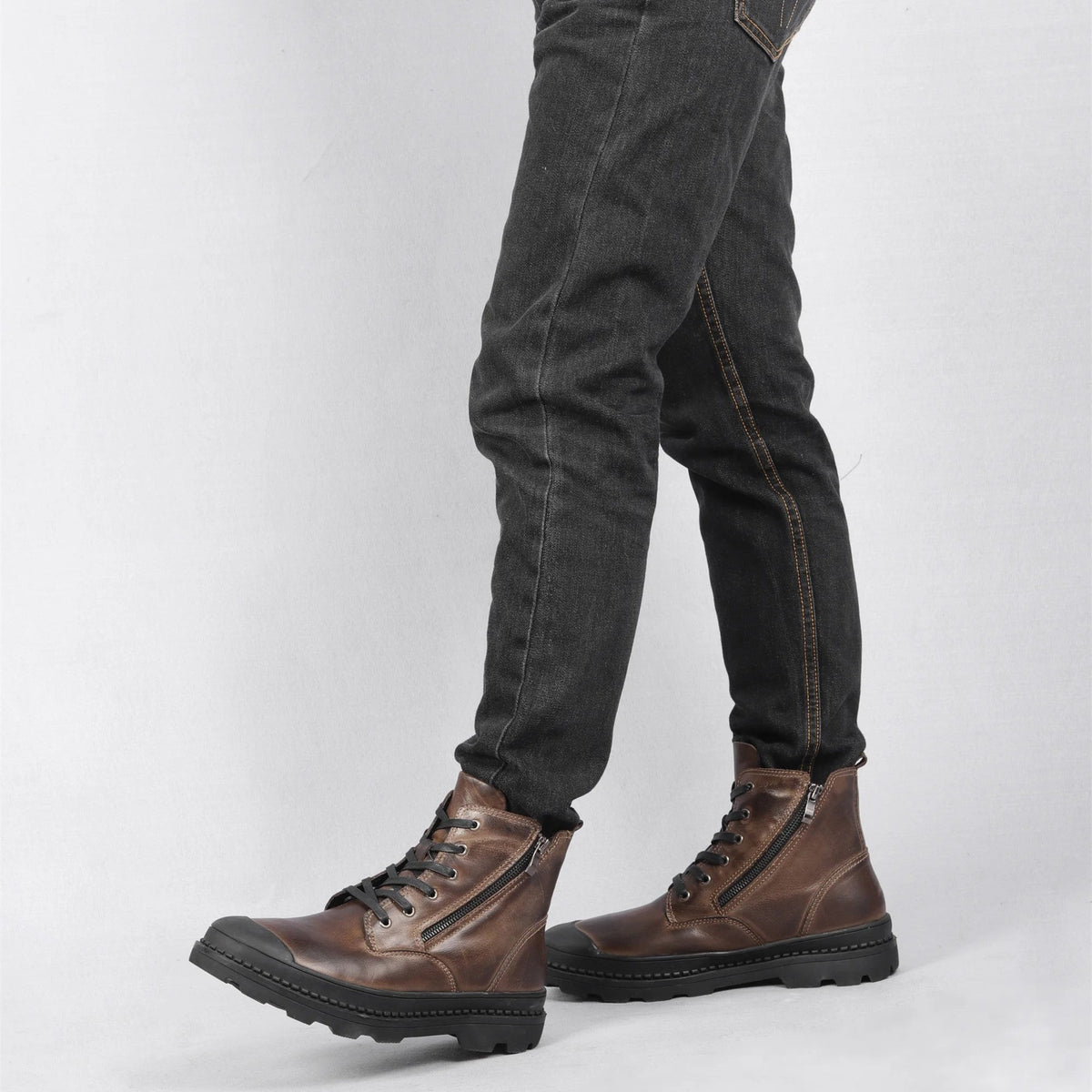 Bottes Vintage en Cuir pour Femme 2