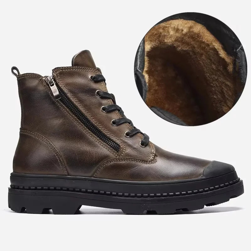Bottes Vintage en Cuir pour Femme 7