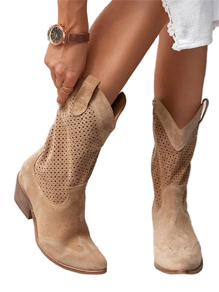Bottes Western mi-longues pour Femme 0