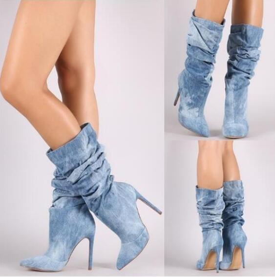 Bottes à Talons Aiguilles Moyennes pour Femme 2