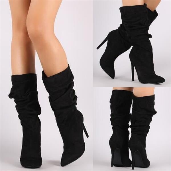 Bottes à Talons Aiguilles Moyennes pour Femme 4