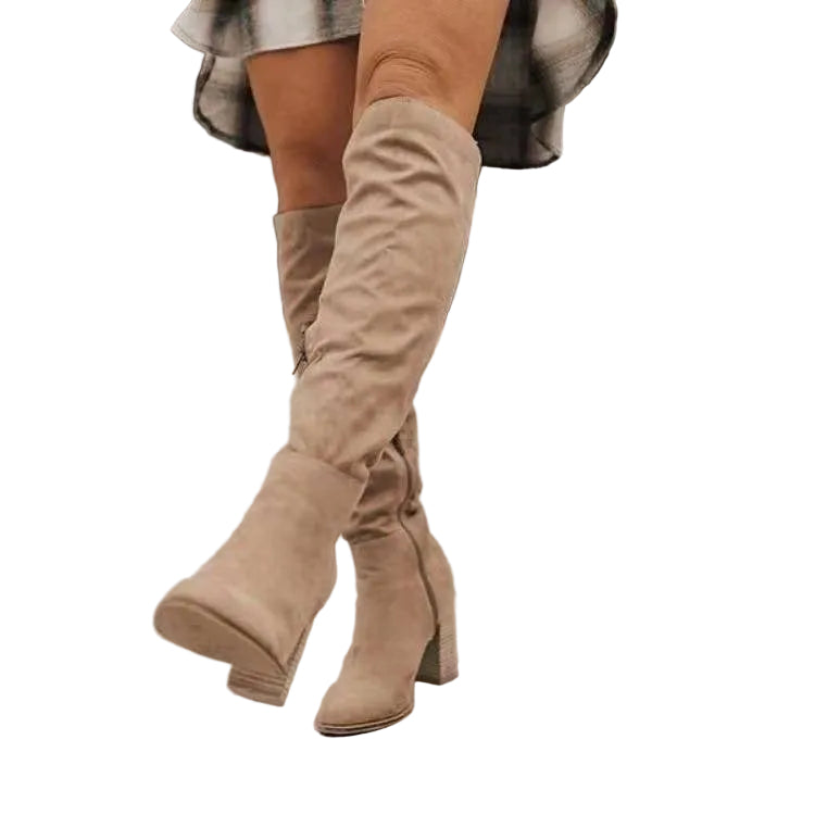 Bottes à Talons Hauts Femme Chic 0