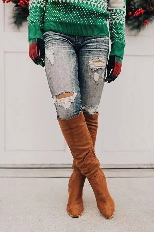 Bottes à Talons Hauts Femme Chic 2
