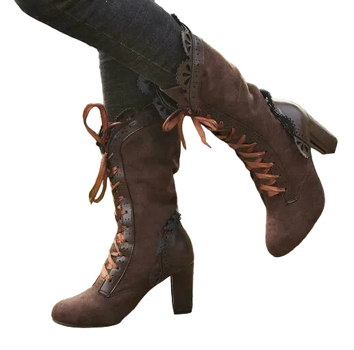 Bottes à Talons Hauts pour Femmes Style Automnal 0
