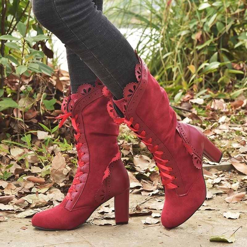 Bottes à Talons Hauts pour Femmes Style Automnal 1