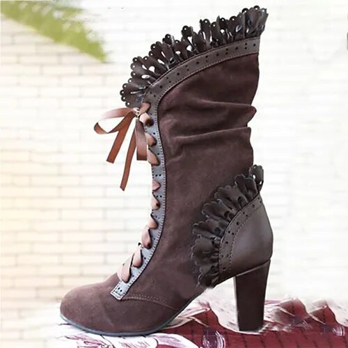 Bottes à Talons Hauts pour Femmes Style Automnal 3