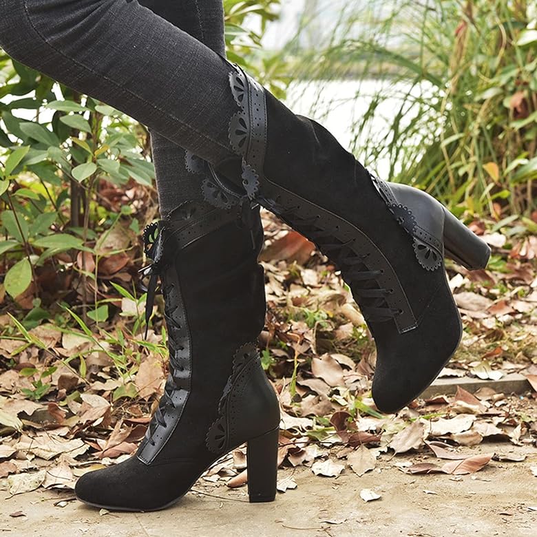 Bottes à Talons Hauts pour Femmes Style Automnal 5