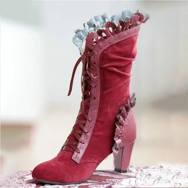 Bottes à Talons Hauts pour Femmes Style Automnal 6