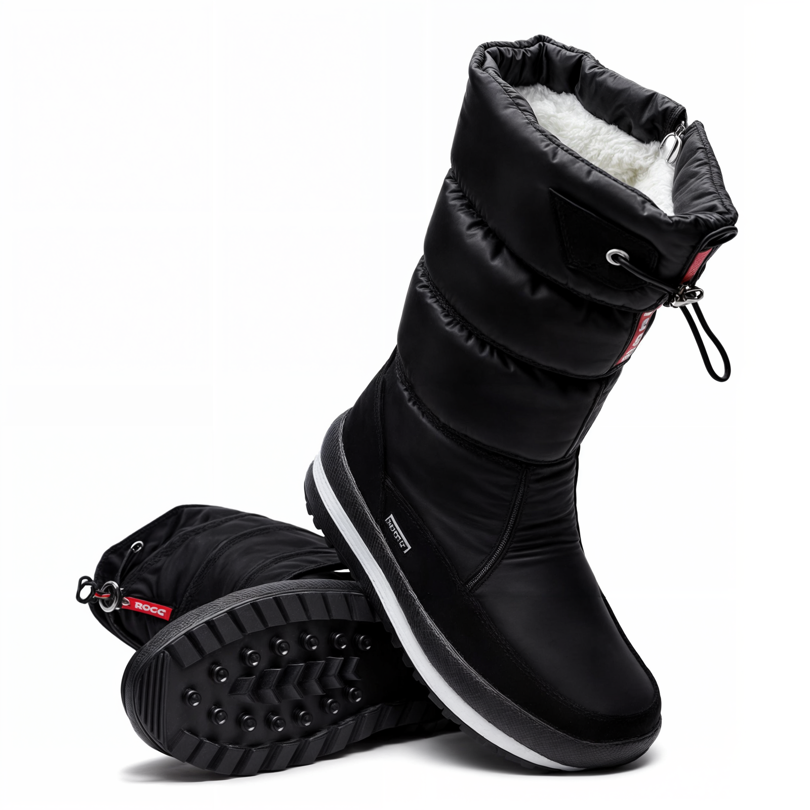 Bottes d'hiver épaisses en peluche pour femmes 2