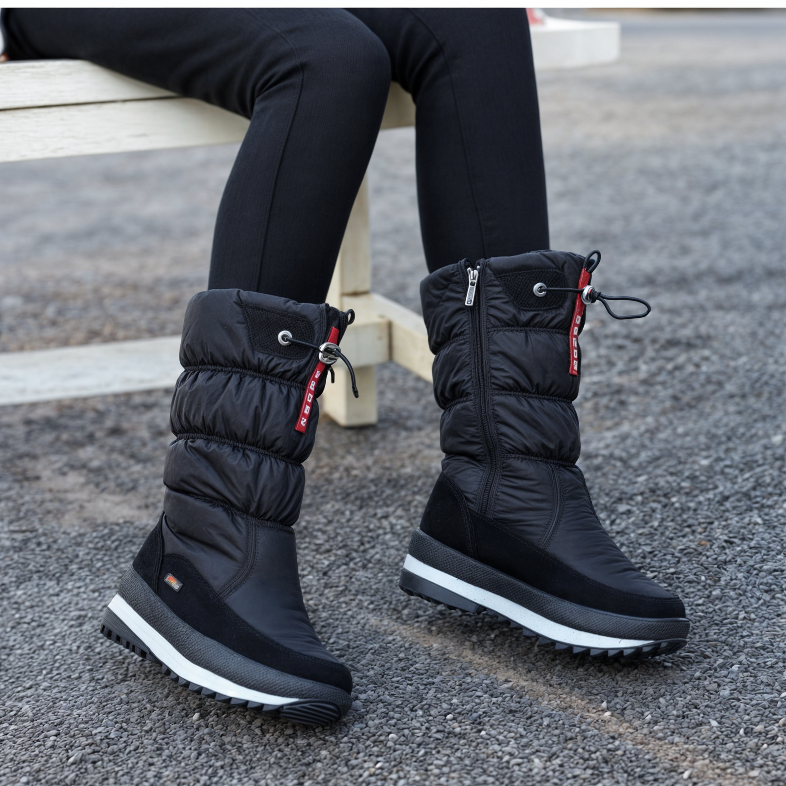 Bottes d'hiver épaisses en peluche pour femmes 3