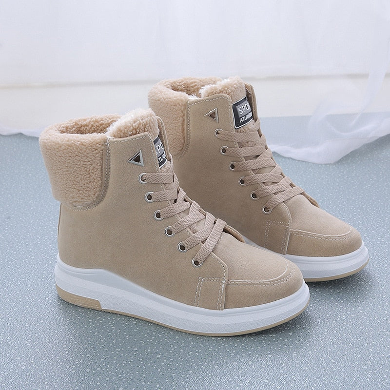 Bottes d'hiver pour femmes avec doublure chaude 1
