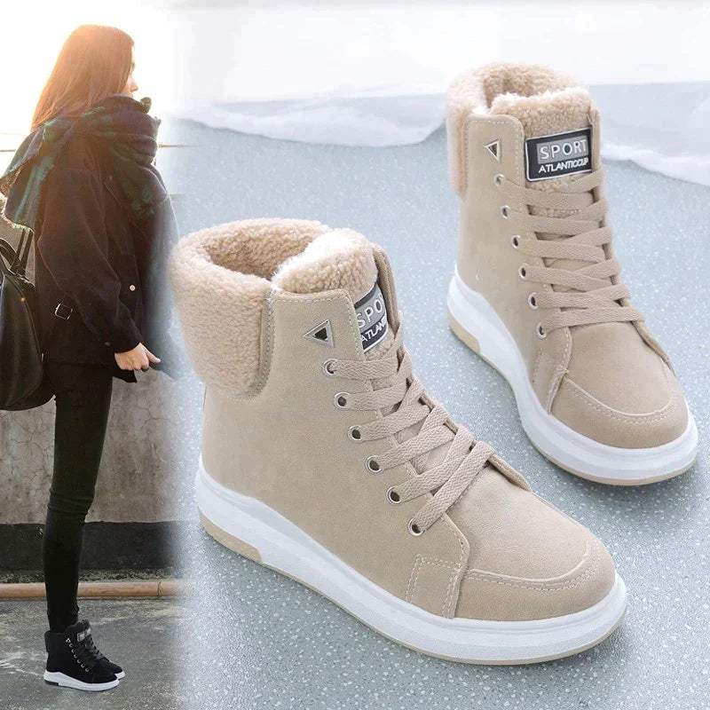 Bottes d'hiver pour femmes avec doublure chaude 4